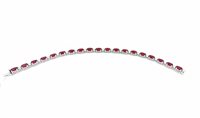Bracelet Crivelli Woman in White Gold Rubino 10.15 Ct MD057-247-5 - MD057-247-5